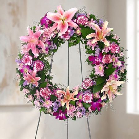 Serene Blessing Standing Wreath (WR04)